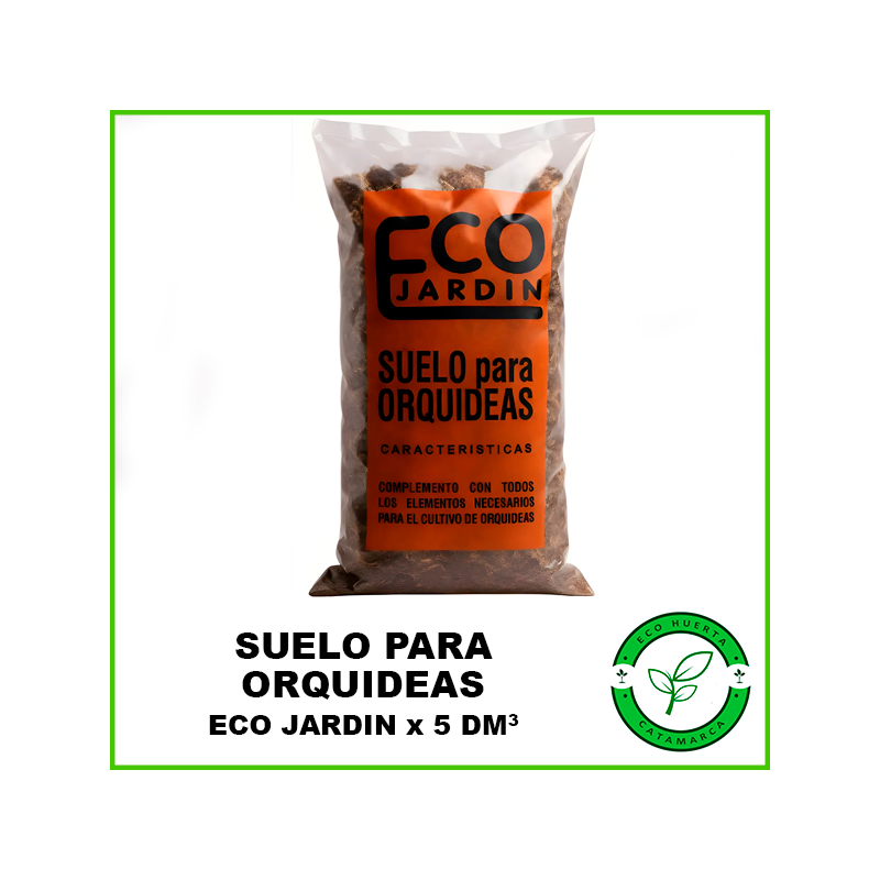 Suelo para Orquideas Eco Jardin x 5lts