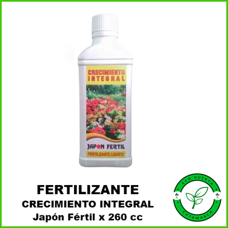 Fertilizante Crecimiento Integral Japón Fértil x 260cc