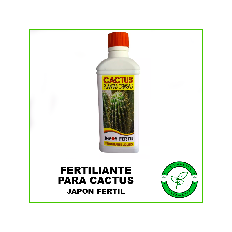 Fertilizante para Cactus y Crasas Japón Fértil x 260cc