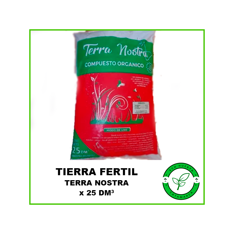 Tierra Compuesta Terra Nostra x 25 dm3