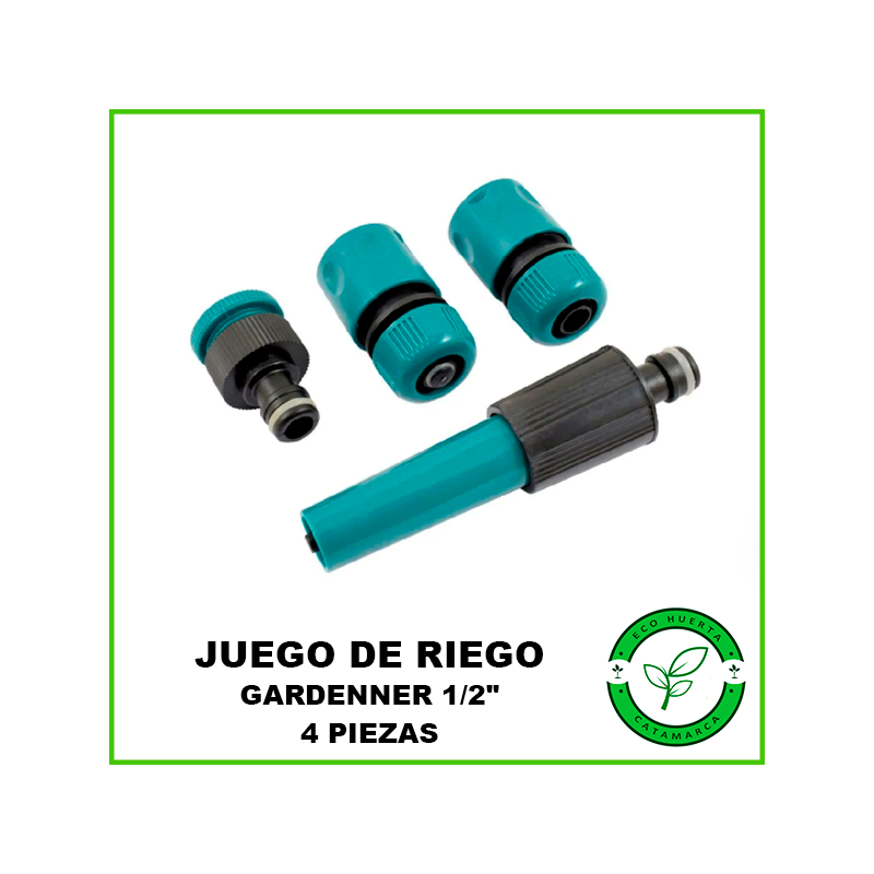 Juego de Lanza de Riego (4pzas) 1/2" Gardeneer