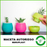 Maceta Autoriego N° 1 Blanco Beruplast