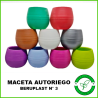 Maceta Autoriego Beruplast N° 3