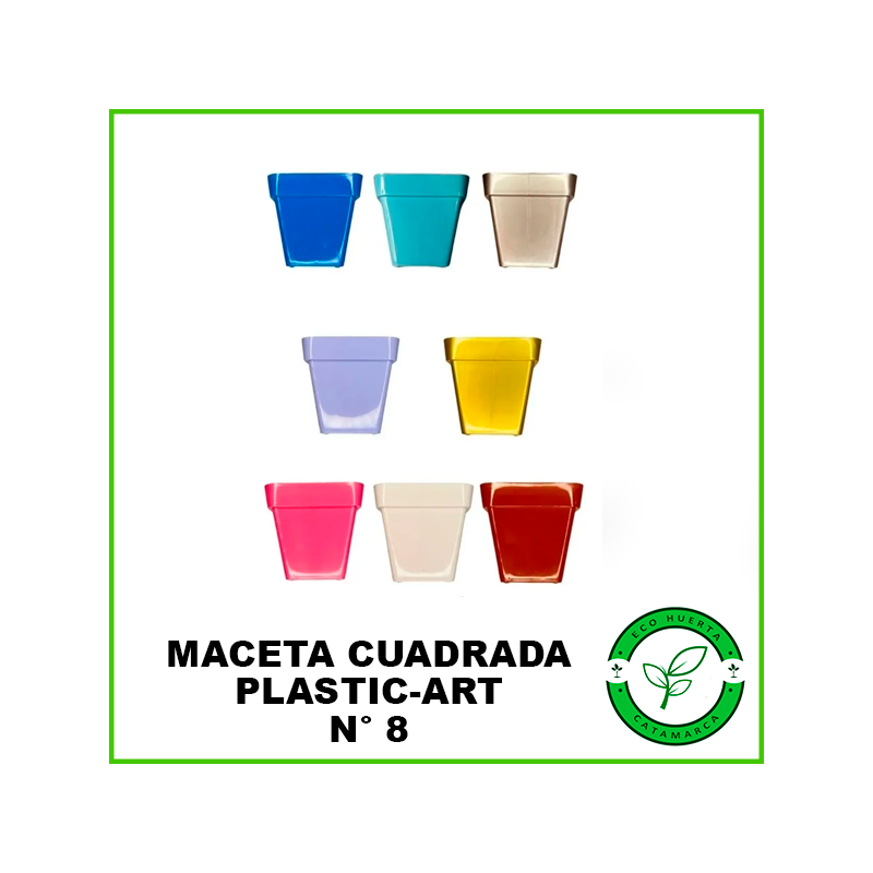 Maceta Cuadrada N° 8