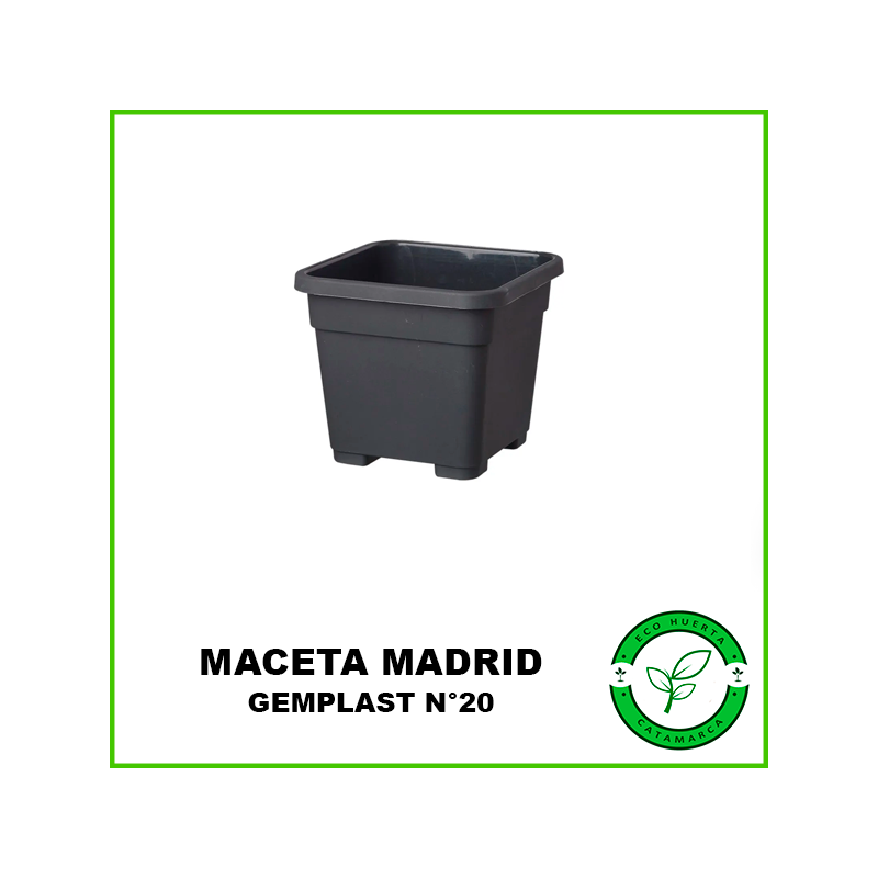 Maceta Madrid Gemplast N°20