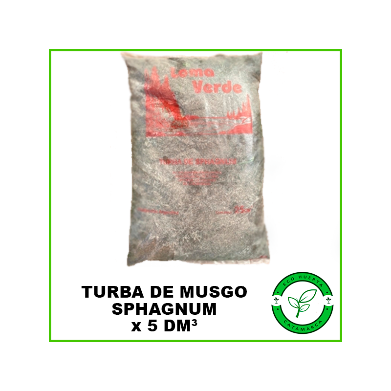 Turba de Musgo Sphagnum Bertinat x 5 dm3