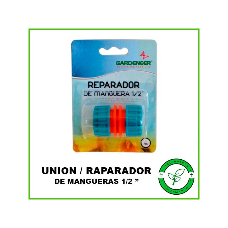 Union/Reparador Plástica 1/2" Gardeneer
