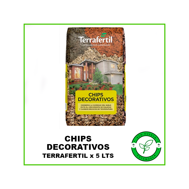 Chip Decorativo Terrafertil X 5 lts