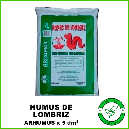 Humus de Lombriz Arhumus x 5 dm3