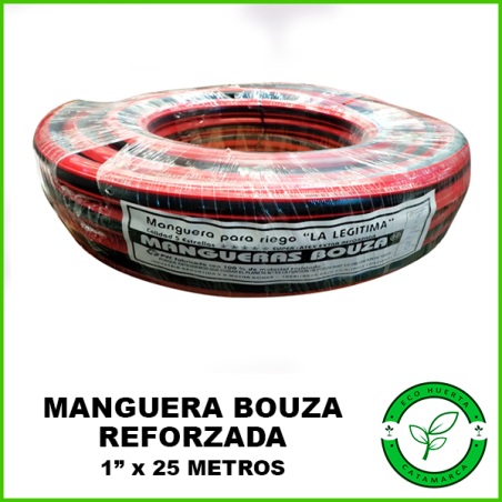 Manguera Reforzada 1" Bouza x 25 mts