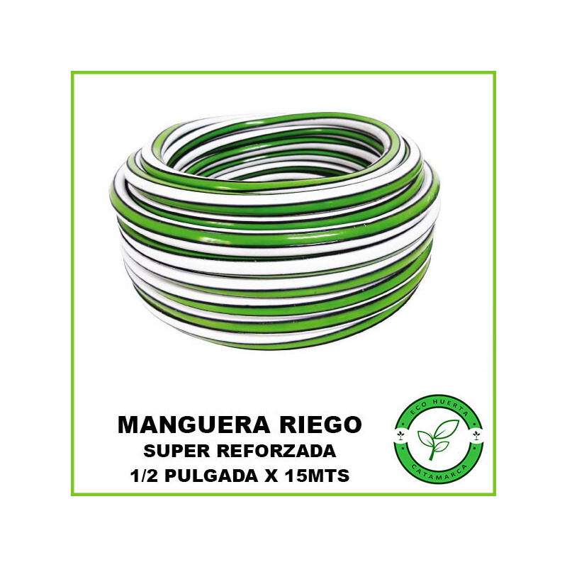 Manguera Super Reforzada 4 BAR 1/2 PSF x 15mts