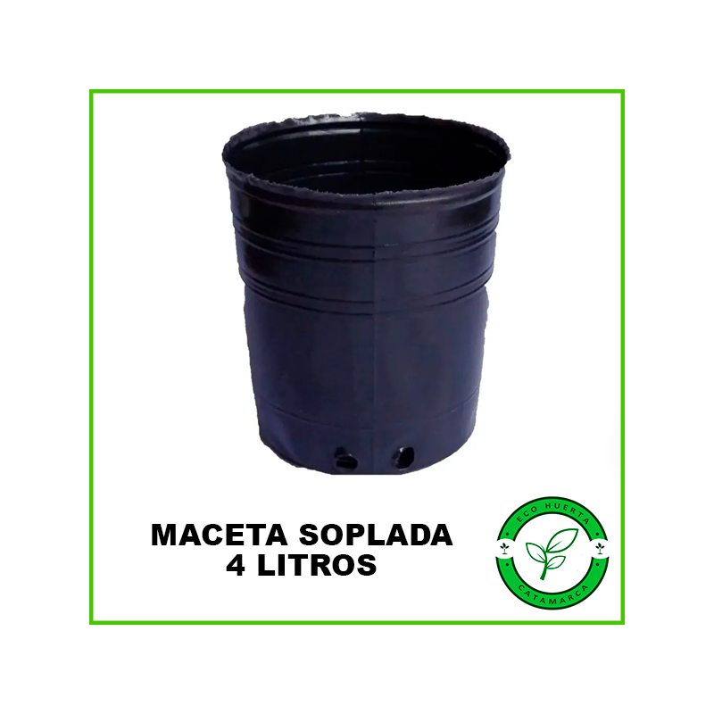 Maceta Soplada 4 Litros