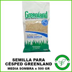 Semillas para Césped Greenland 1/2 sombra x 500 Grs