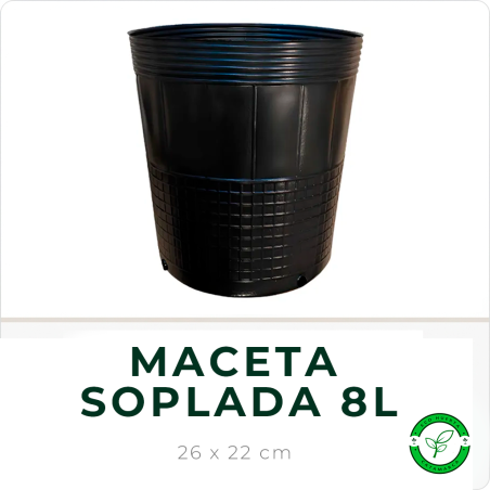 Maceta Soplada 8 Litros