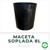 Maceta Soplada 8 Litros