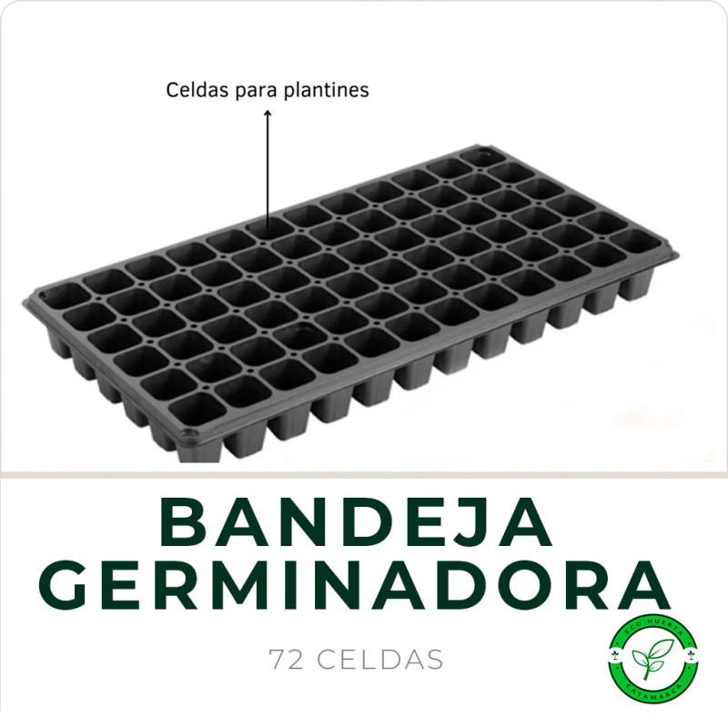 Bandeja Germinadora x 72 Celdas