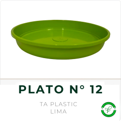 Plato Redondo N° 12 Lima TA Plastic