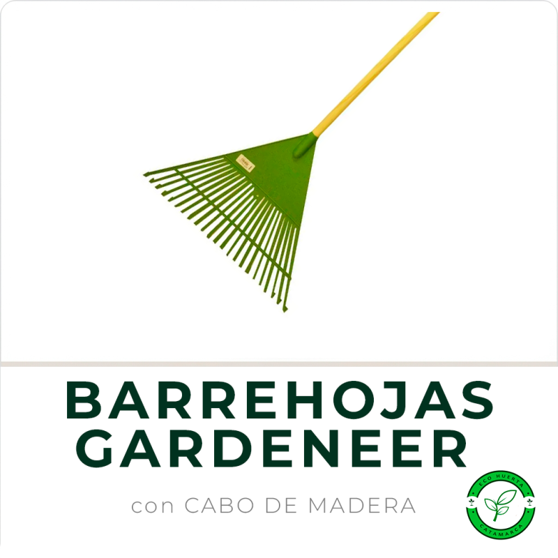 Rastrillo Barre Hojas c/cabo Gardeneer