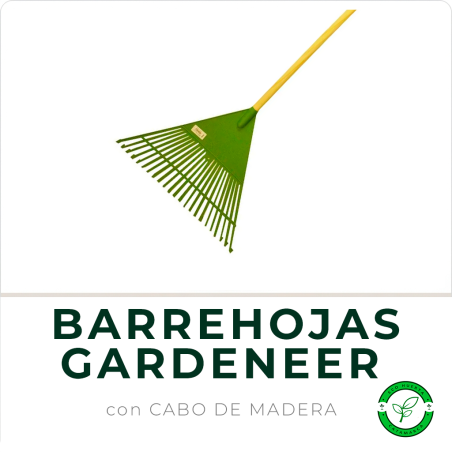 Rastrillo Barre Hojas c/cabo Gardeneer