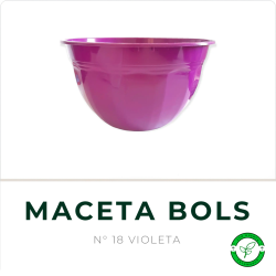 Maceta Bols N° 18 Violeta TA Plastic