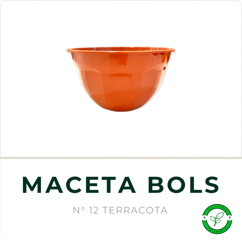 Maceta Bols N° 12 Terracota TA Plastic