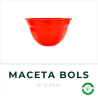 Maceta Bols N° 12 Rojo TA Plastic