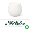 Maceta Autoriego N° 1 Blanco Beruplast