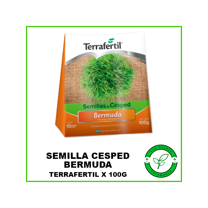 Semillas para Césped Bermuda Terrafertil x 100 Grs