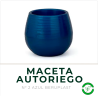 Maceta Autoriego N° 2 Blanco Beruplast