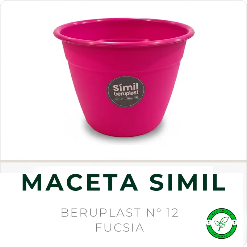 Maceta Simil N° 12 Fusia Beruplast