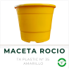 Maceta Rocio N° 35 Amarillo TA Plastic