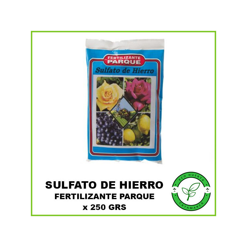 Sulfato de Hierro Parque x 250 grs