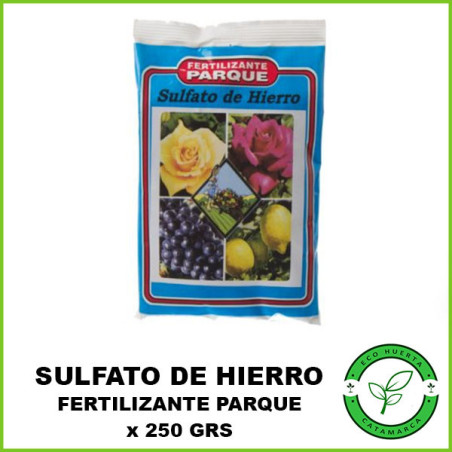 Sulfato de Hierro Parque x 250 grs