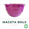 Maceta Bols N° 24 Violeta TA Plastic