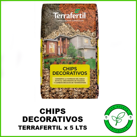Chip Decorativo Terrafertil X 5 lts