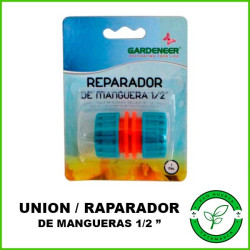 Union/Reparador Plástica 1/2" Gardeneer