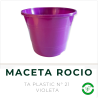 Maceta Rocio N° 21 Violeta TA Plastic