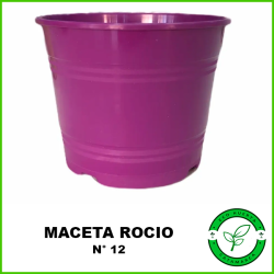 Maceta Rocio N° 12 Violeta TA Plastic