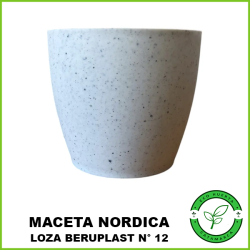 Maceta Nordica Loza Beruplast N° 12