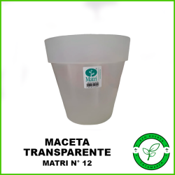 Maceta Transparente N° 12
