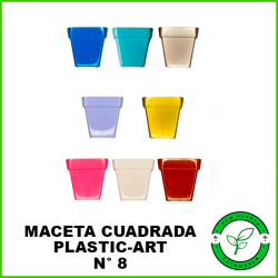 Maceta Cuadrada N° 8