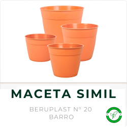 Maceta Simil N° 20 Barro Beruplast