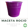 Maceta Rocio N° 35 Violeta TA Plastic