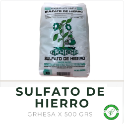 Sufato de Hierro GRHESA x 500Grs