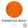 Piedritas de Colores x 110grs Naranja