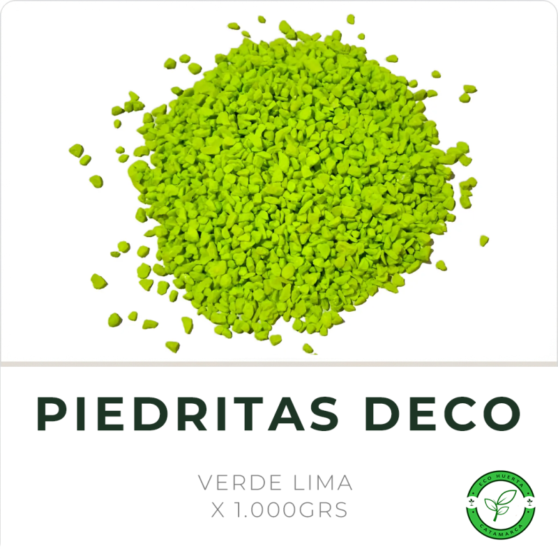 Piedritas de Colores x 1000grs Verde