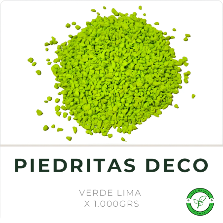 Piedritas de Colores x 1000grs Verde
