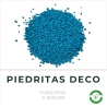 Piedritas de Colores x 500grs Turquesa